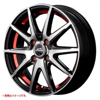 マルカサービス シュナイダー RX02 5.5-14 ブラックポリッシュアンダーカットレッド BP/RED