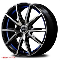 マルカサービス シュナイダー RX02 6.0-15 ブラックポリッシュアンダーカットブルー BP/BLU