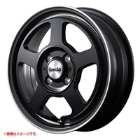 マルカサービス ガルシア シカゴ5 4.5-14 セミグロスブラックヴァーレイフランジポリッシュ SBP