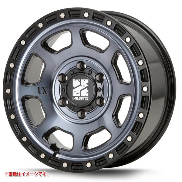 MLJ エクストリームJ XJ07 8.0-17 グロスブラックマシンインディゴ GBM