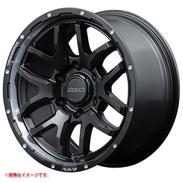 レイズ デイトナ F6 ブースト 8.0-17 セミグロスブラック N1