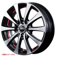 マルカサービス シュナイダー RX01 5.5-14 ブラックポリッシュアンダーカットレッド BP/RED