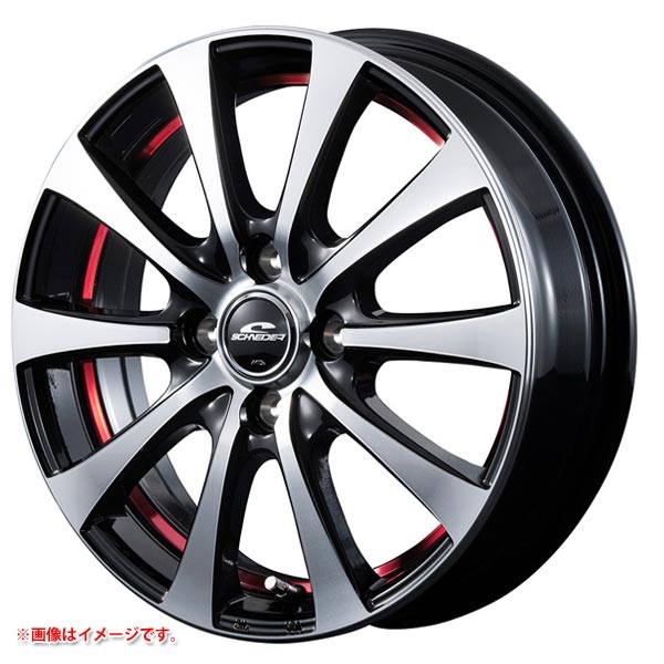 マルカサービス シュナイダー RX01 5.5-15 ブラックポリッシュアンダーカットレッド BP/RED