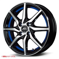 マルカサービス シュナイダー RX810 5.5-15 ブラックポリッシュアンダーカットブルー BP/BLU