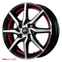 マルカサービス シュナイダー RX810 5.5-15 ブラックポリッシュアンダーカットレッド BP/RED