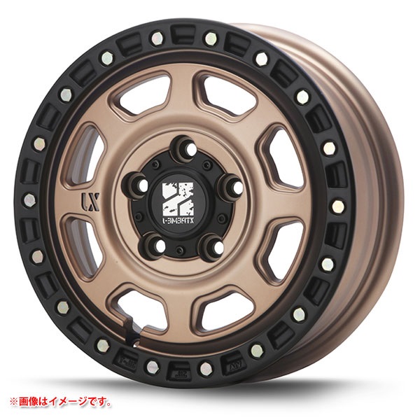 MLJ エクストリームJ XJ07 5.0-14 マットブロンズブラックリム MBR