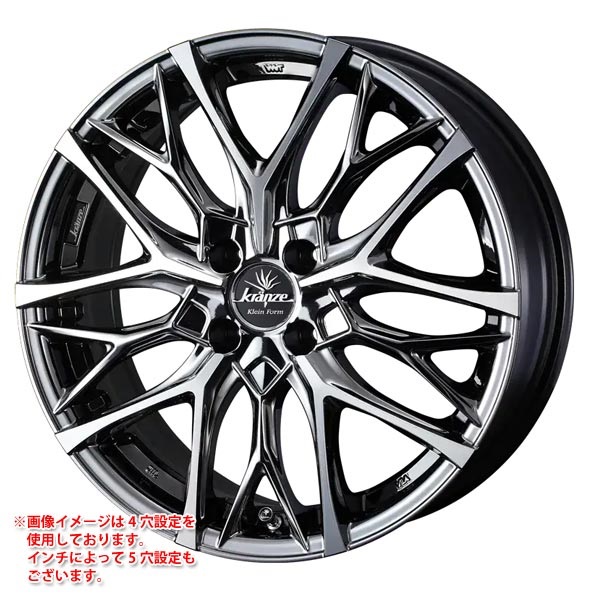 ウェッズ クレンツェ ウィーバル 100エボ 7.0-17 SBCポリッシュ SBC/P