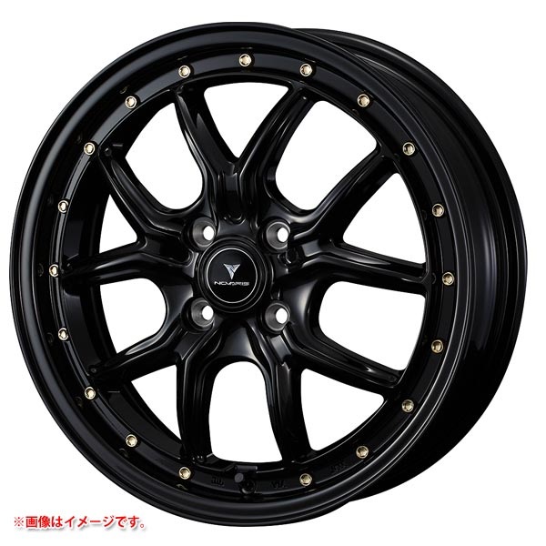 ウェッズ ノヴァリス アセット S1 5.0-16 ブラックゴールドピアス BLK/G