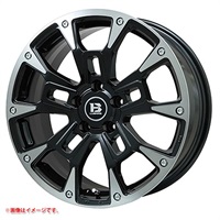 ビッグウェイ Bラグナス BRD 8.0-17 ブラックポリッシュブラッククリア BP/BC