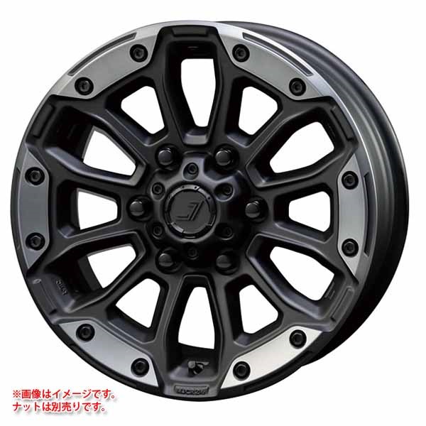 ジェップセン MJCR 216 8.0-17 フラットブラックチタニックマットクリア FB/TMC