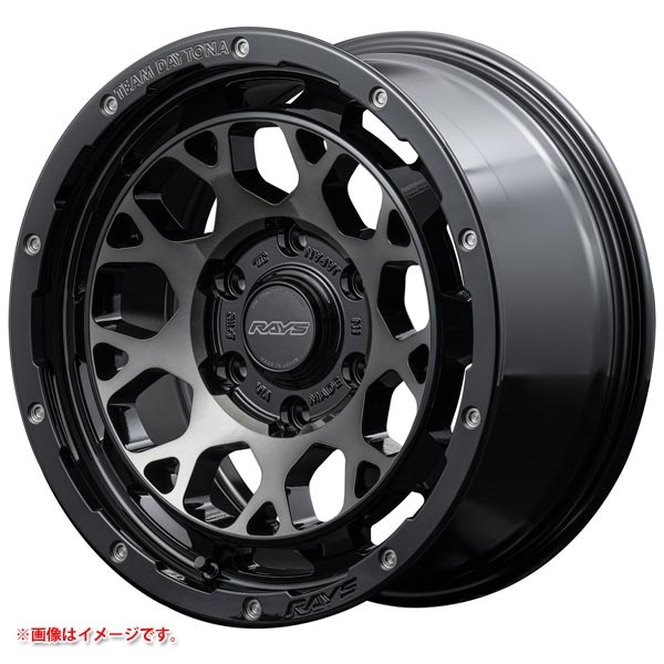 レイズ デイトナ M9+ 6.5-16 ブラックディスククリアスモーク BEL