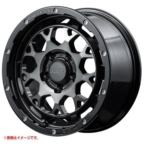 レイズ デイトナ M9+ 7.5-18 ブラックディスククリアスモーク BEL