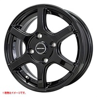 ホットスタッフ バイソン BN-04 5.0-14 メタリックブラック