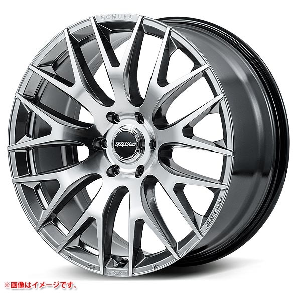 レイズ ホムラ 2x9R 9.0-20 DMCサイドグレイスシルバー QAJ/HDJ