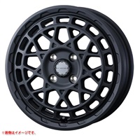 ウェッズ マッドヴァンスX タイプM 4.5-14 フルマットブラック MBK