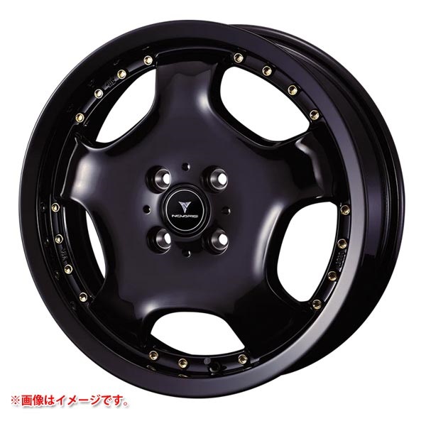 ウェッズ ノヴァリス アセット D1 4.5-15 ブラックゴールドピアス BLK