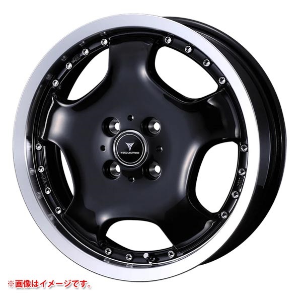 ウェッズ ノヴァリス アセット D1 4.5-15 ブラックリムポリッシュ BKP
