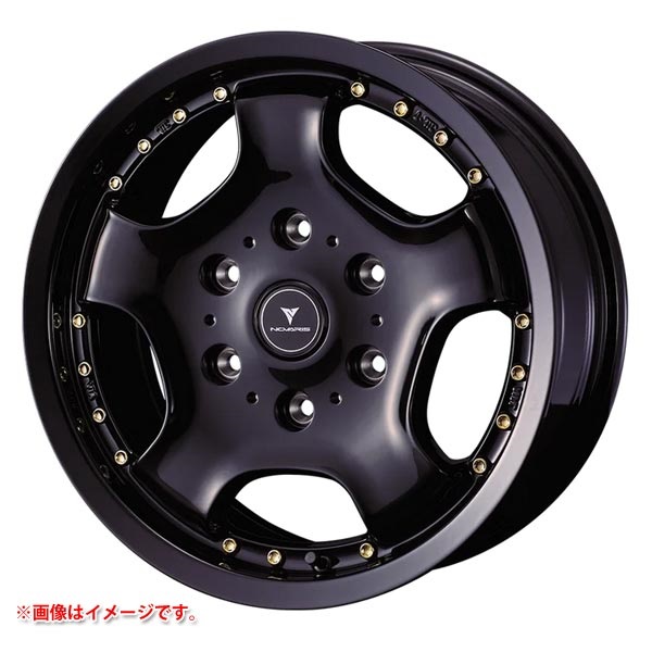 ウェッズ ノヴァリス アセット D1 6.5-16 ブラックゴールドピアス BLK