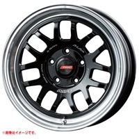 レイズ エーラップ 07X 7.0-17 ブラックリムDC BD