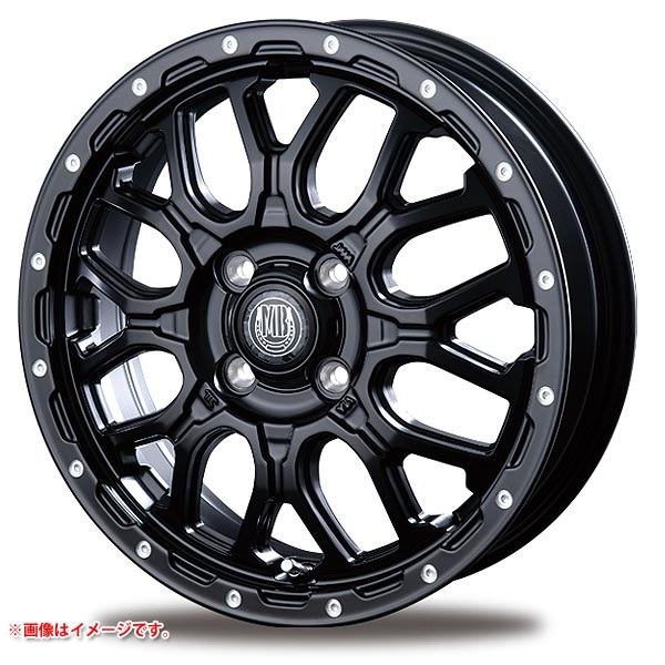 インターミラノ マッドバーン XR-800M 4.5-15 マットブラックピアスポリッシュ MBK/PP