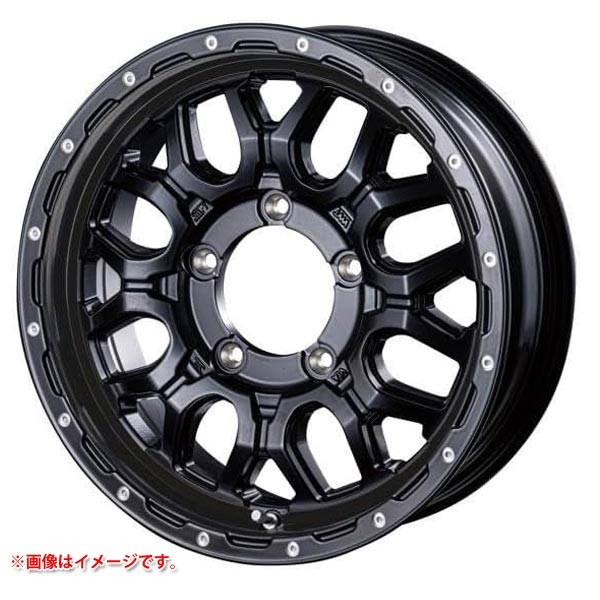 インターミラノ マッドバーン XR-800M 5.5-16 マットブラックピアスポリッシュ MBK/PP