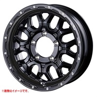 インターミラノ マッドバーン XR-800M 5.5-16 マットブラックピアスポリッシュ MBK/PP