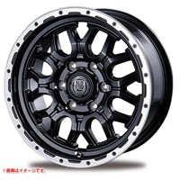 インターミラノ マッドバーン XR-800M 6.0-15 マットブラックリムポリッシュ MBK/RP