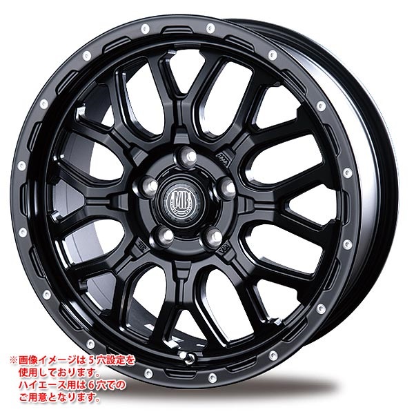 インターミラノ マッドバーン XR-800M 6.0-15 マットブラックピアスポリッシュ MBK/PP