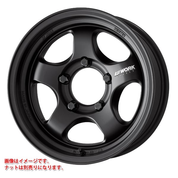 ワーク マイスター S1 ワンピース SUV 5.5-16 マットブラック MBL