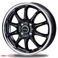 インターミラノ アヴェント FF-10 5.5-15 ブラックリムポリッシュ BK/RP