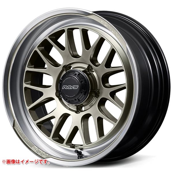 レイズ ホムラ 2x9L-RA 7.0-18 グレイスゴールドリムDMC XDJ
