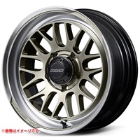 レイズ ホムラ 2x9L-RA 7.0-18 グレイスゴールドリムDMC XDJ