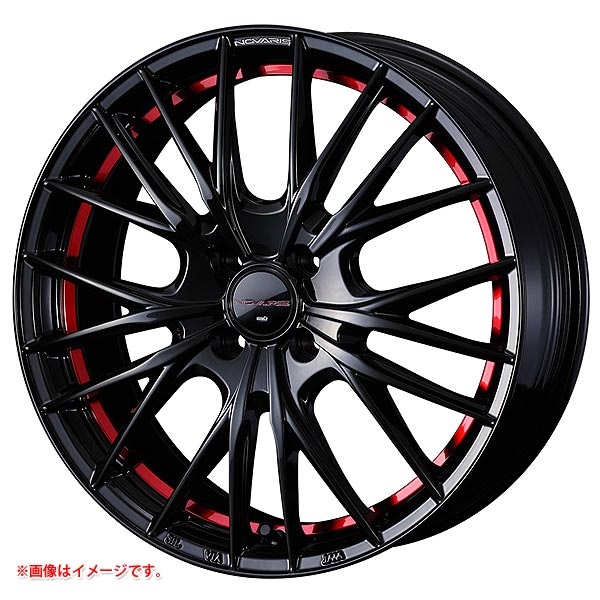 ウェッズ ノヴァリス ローグ QR 4.5-14 ピアノブラックレッドライン