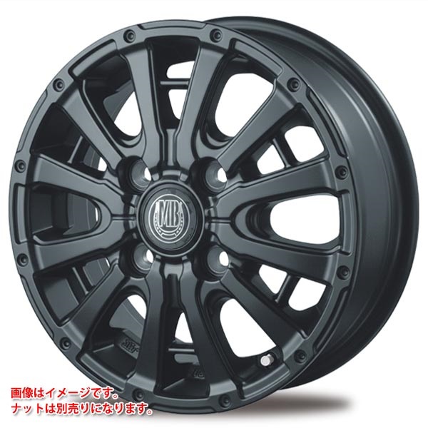 インターミラノ マッドバーン XR-600S 4.5-14 フラットブラック FBK