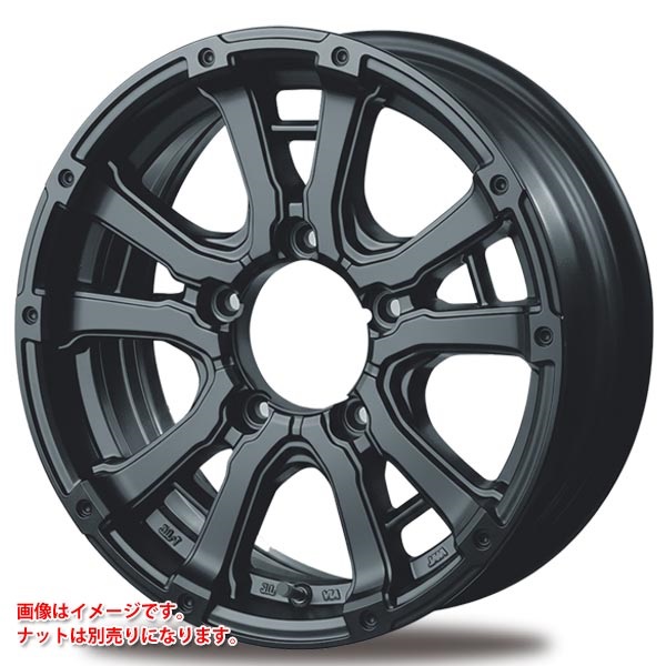 インターミラノ マッドバーン XR-600S 5.5-15 フラットブラック FBK