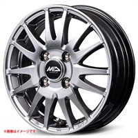 MID MIDホイールズ グリッド 4.0-13 メタリックグレー