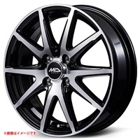 MIDホイールズ スタッグ 3.5-12 ブラックポリッシュ