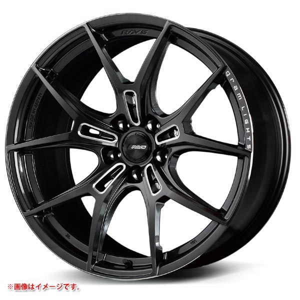 レイズ グラムライツ 57FXZ 8.5-18 スーパーダークガンメタマシニング
