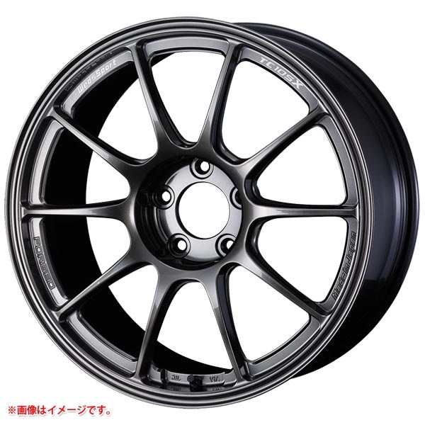 Tomoさん専用4本 ウェッズ ウェッズスポーツ TC105X フォージド 7.5-17 EJ-チタン