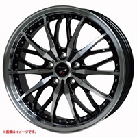 ホットスタッフ プレシャス HM-3 8.0-19 メタリックブラックリム