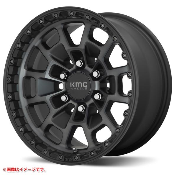 KMC KM718 サミット 8.5-17 サテンブラックグレイティント |タイヤ1番