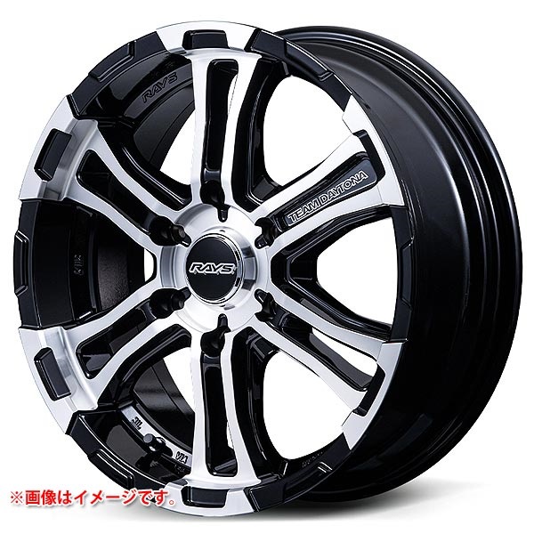 レイズ デイトナ FDX-SG 6.5-16 DCサイドグロッシーブラック BAJ