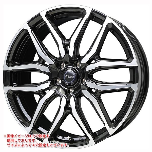 タイヤ・ホイール p-ch ホットスタッフ クロノス CH-114 7.0-19 ブラックポリッシュ BK/P