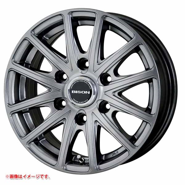 ホットスタッフ バイソン BN-01 6.0-15 ダークシルバー