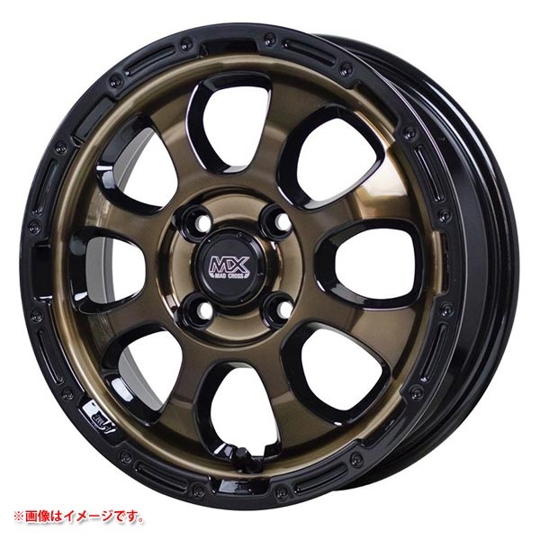 マッドクロスグレイス　ブロンズクリア ホットスタッフ マッドクロスグレイス 4.0-12 ブロンズクリアリム