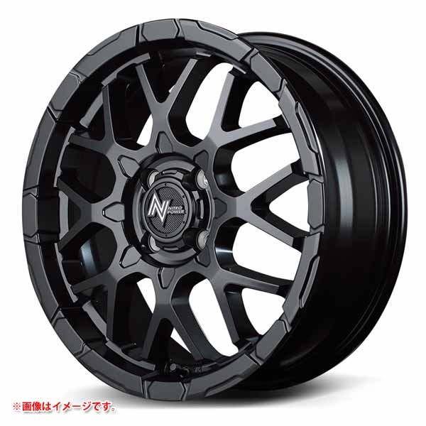 MID ナイトロパワー M28 バレット 5.0-15 セミグロスブラック |タイヤ1