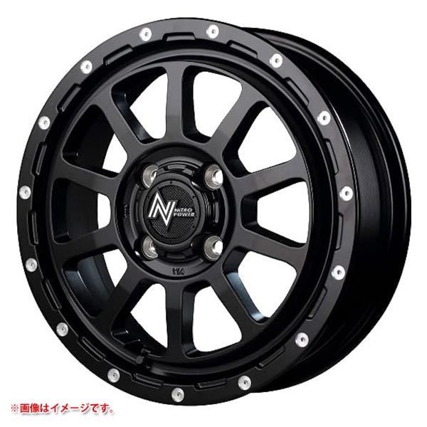 MID ナイトロパワー M10 パーシング 5.0-15 セミグロスブラック