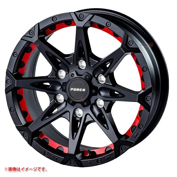 フォース フォース デナリ 6.5-16 マットブラック |タイヤ1番.com