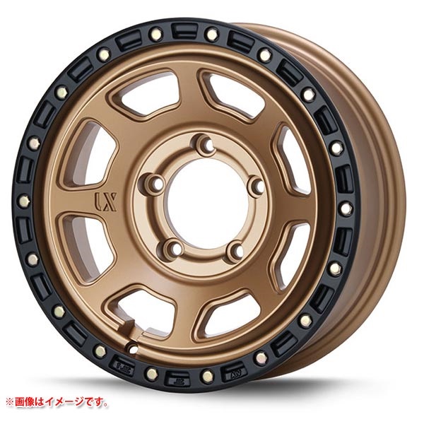MLJ XJ07 14インチホイール マットブロンズブラックリム　新品1本 MLJ エクストリームJ XJ07 6.0-16 マットブロンズブラックリム MBR