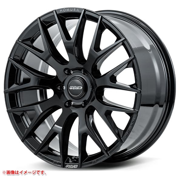 レイズ ホムラ 2x9R 10.0-22 グロッシーブラック BNJ |タイヤ1番.com